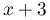 x+3