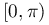 [0,\pi)