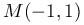 M(-1,1)