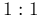 1:1