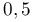 0,5
