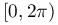 [0,2\pi)
