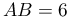 AB=6